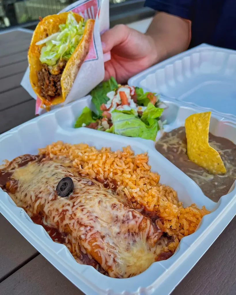 Taco + Enchilada Combo Plate